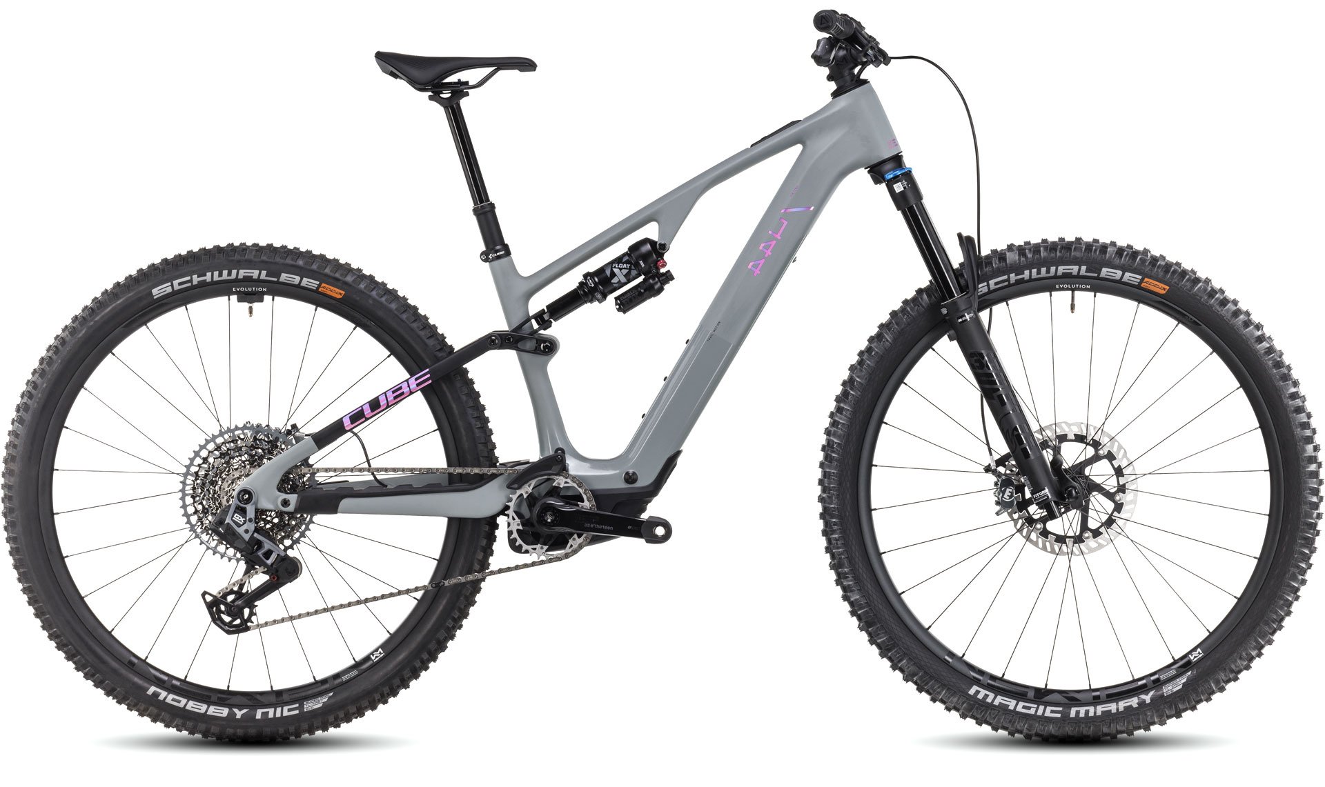 Cube AMS Hybrid ONE44 C:68X TM 400X 29 - swampgrey´n´purplereflex XL