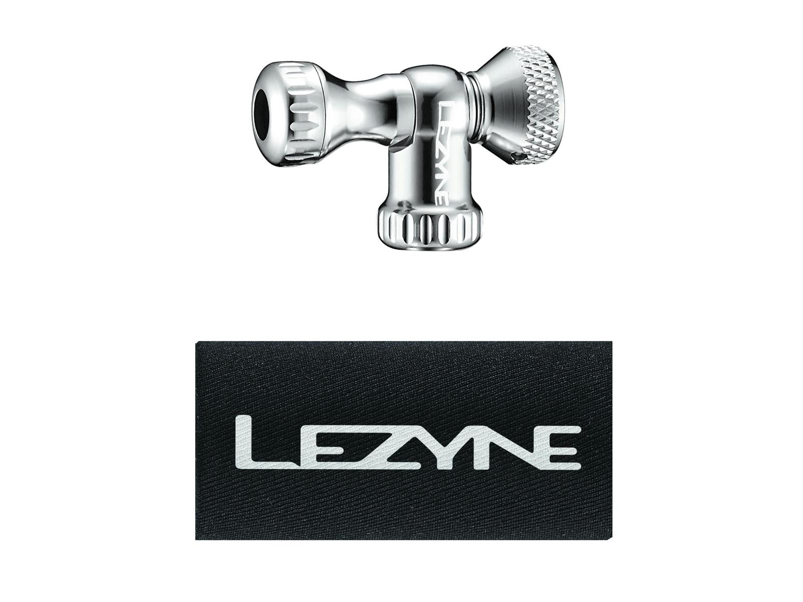 Lezyne CO2 Pumpenkopf Control Drive - CNC;silber-glänzend;
