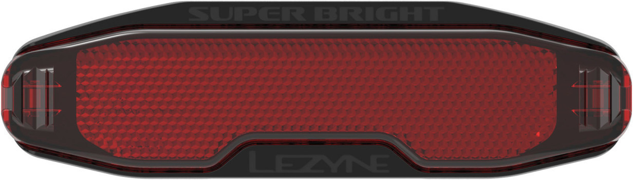 Lezyne Super Bright STVZO E12;schwarz;rotes Licht