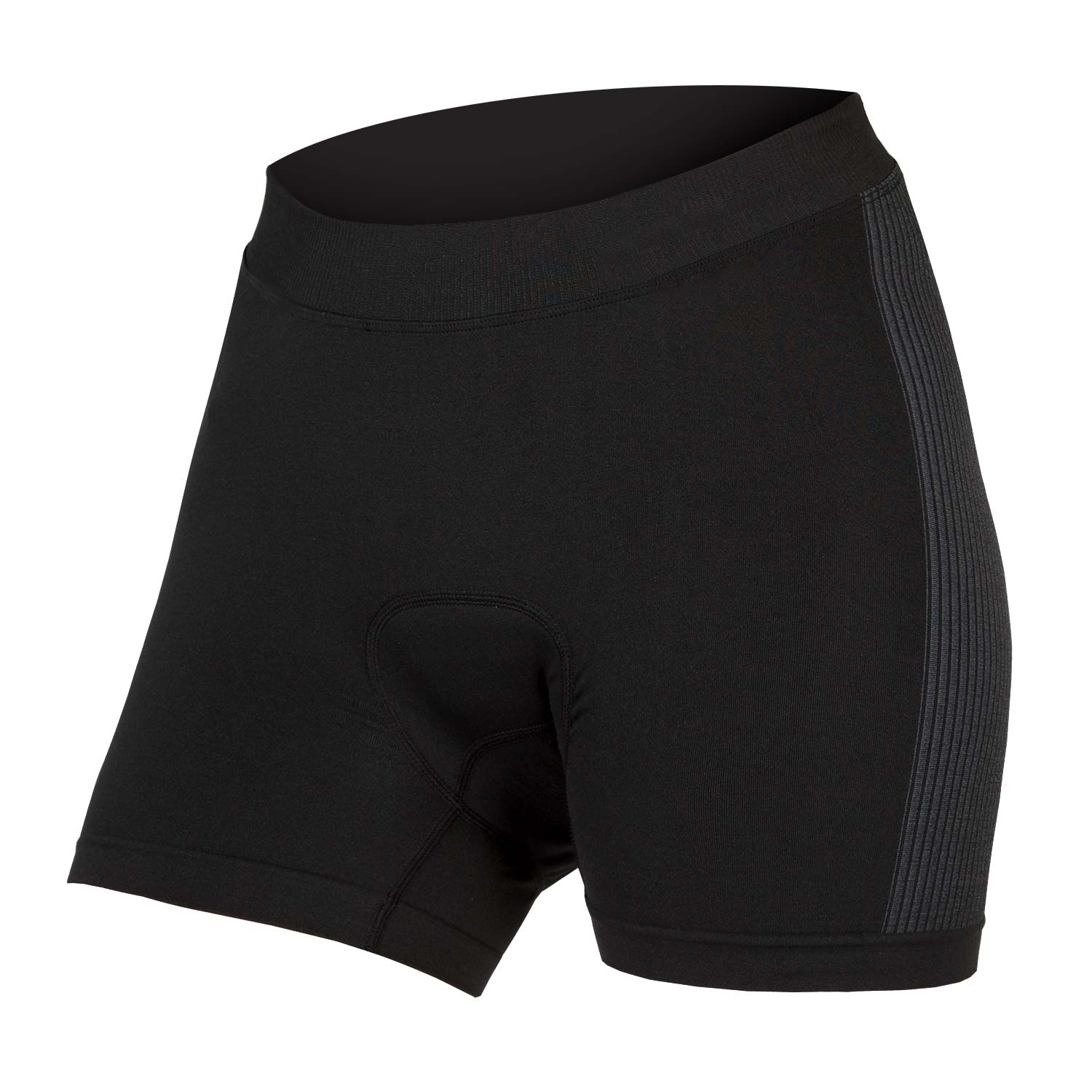 Damen Engineered Padded Boxer, Schwarz, S