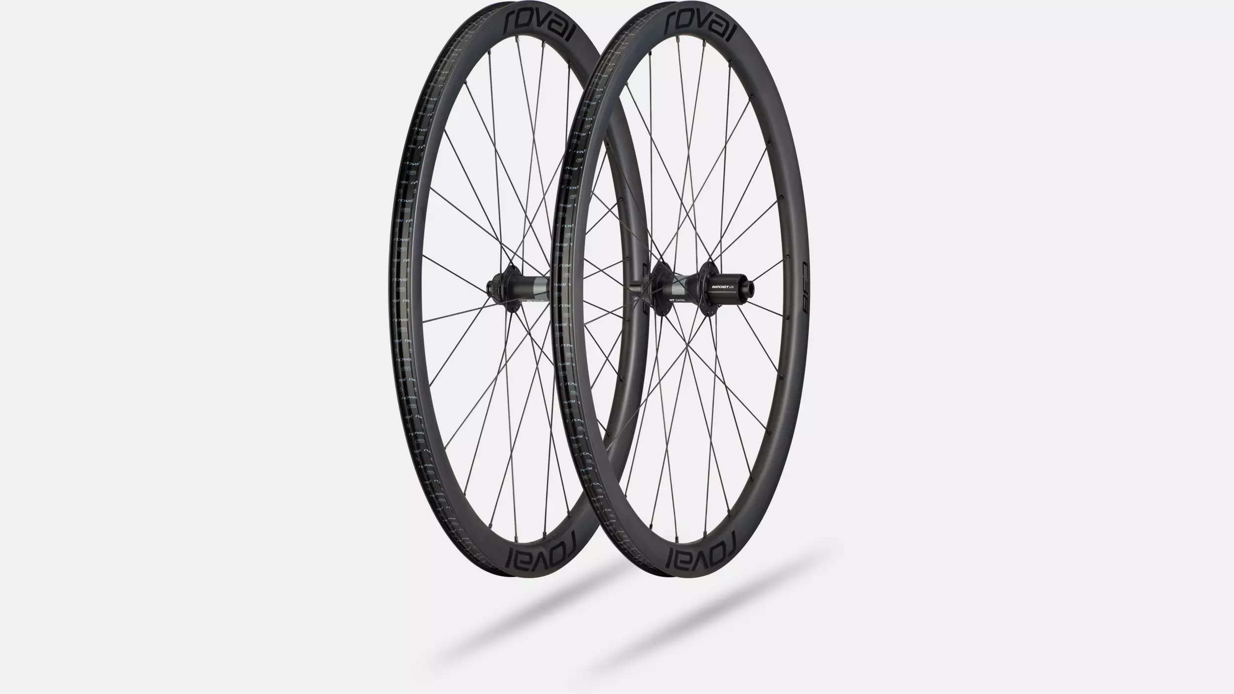 Roval Rapide C 38 DISC Laufradsatz  - SATIN CARBON/BLACK