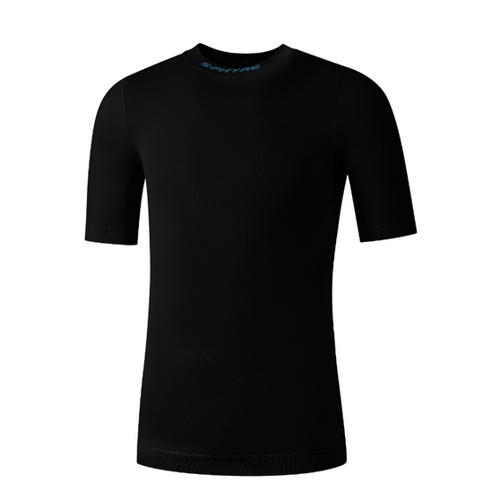 S-PHYRE SHORT SLEEVE  BASE LAYERS BLACK L-XL