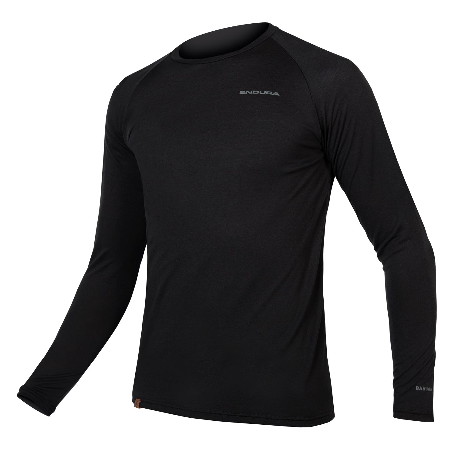 BaaBaa Blend Langarm Baselayer Schwarz S